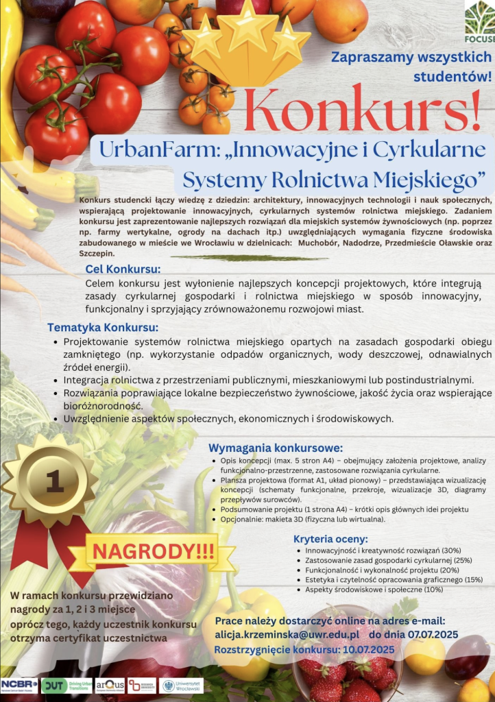 Plakat dotyczący konkursu. Treść znajduje się we wpisie.